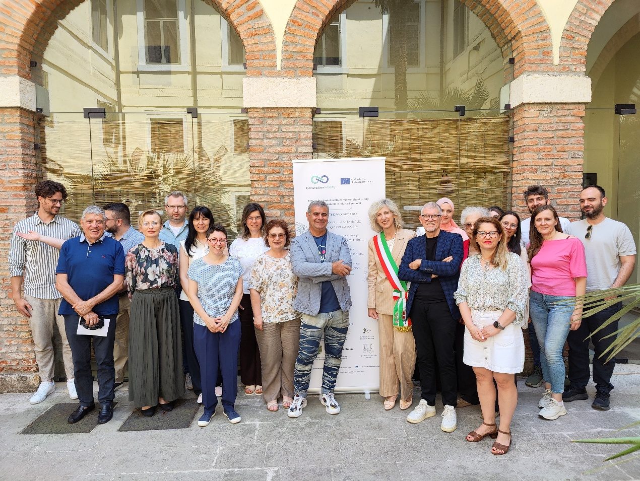 Generation Infinity training workshop participants in Vicenza