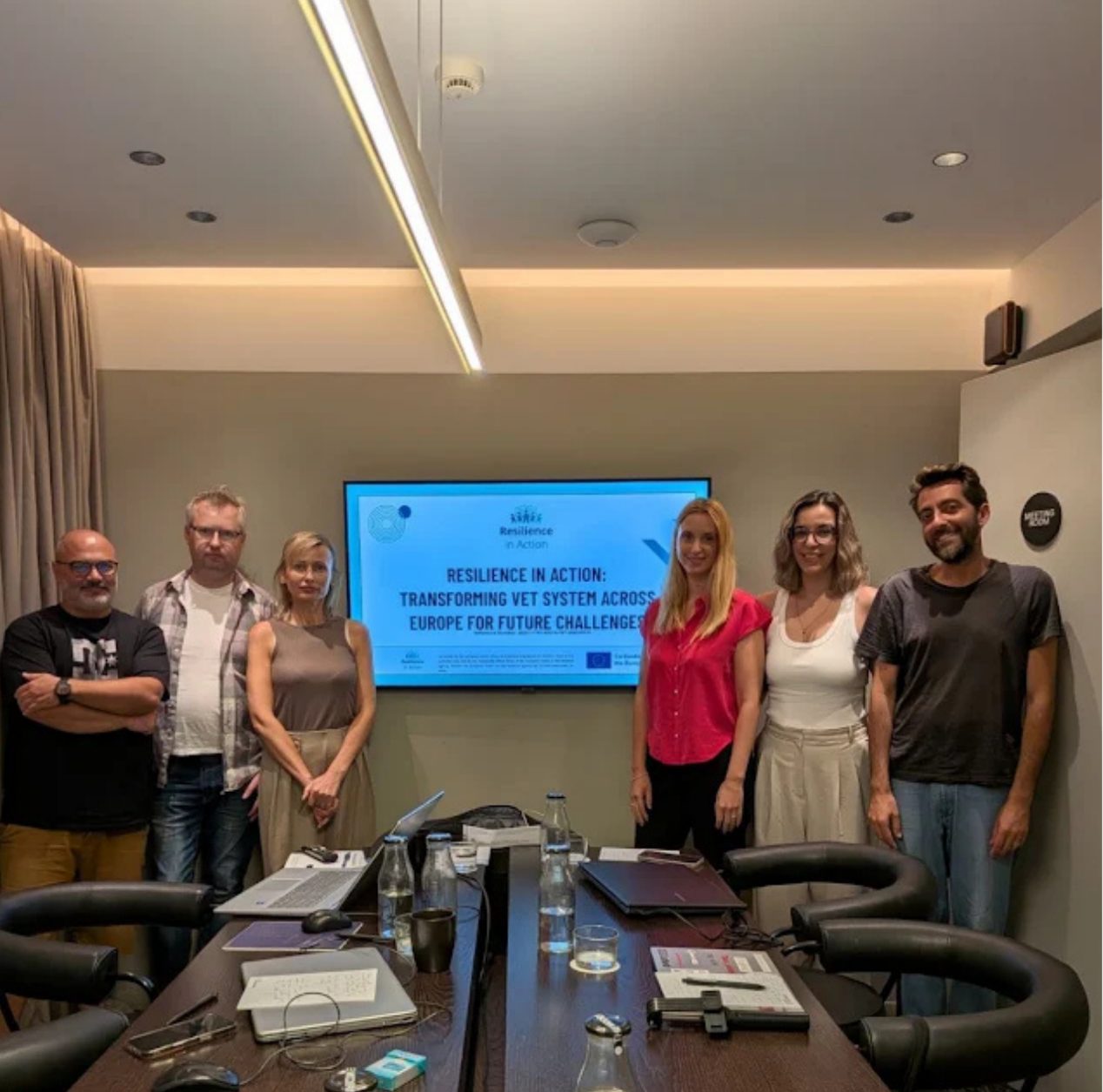 Resilience in Action partners at the second workshop in Thessaloniki